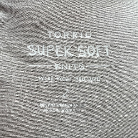 Torrid Super Soft Cardigan Duster Tie Dye Size 2 - Picture 9 of 11